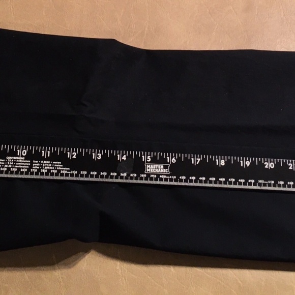 BANANA REPUBLIC 100% Cotton Flat Front TROUSERS, BLACK, NWOT, Women’s 10 - Picture 6 of 8